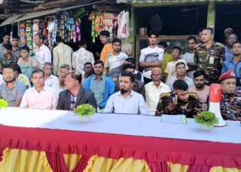 আলীকদম বাজারে অগ্নি নিরাপত্তা বিষয়ক মহড়া অনুষ্ঠিত